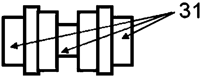 Metal ridge-based rectangular waveguide and four-microstrip power divider