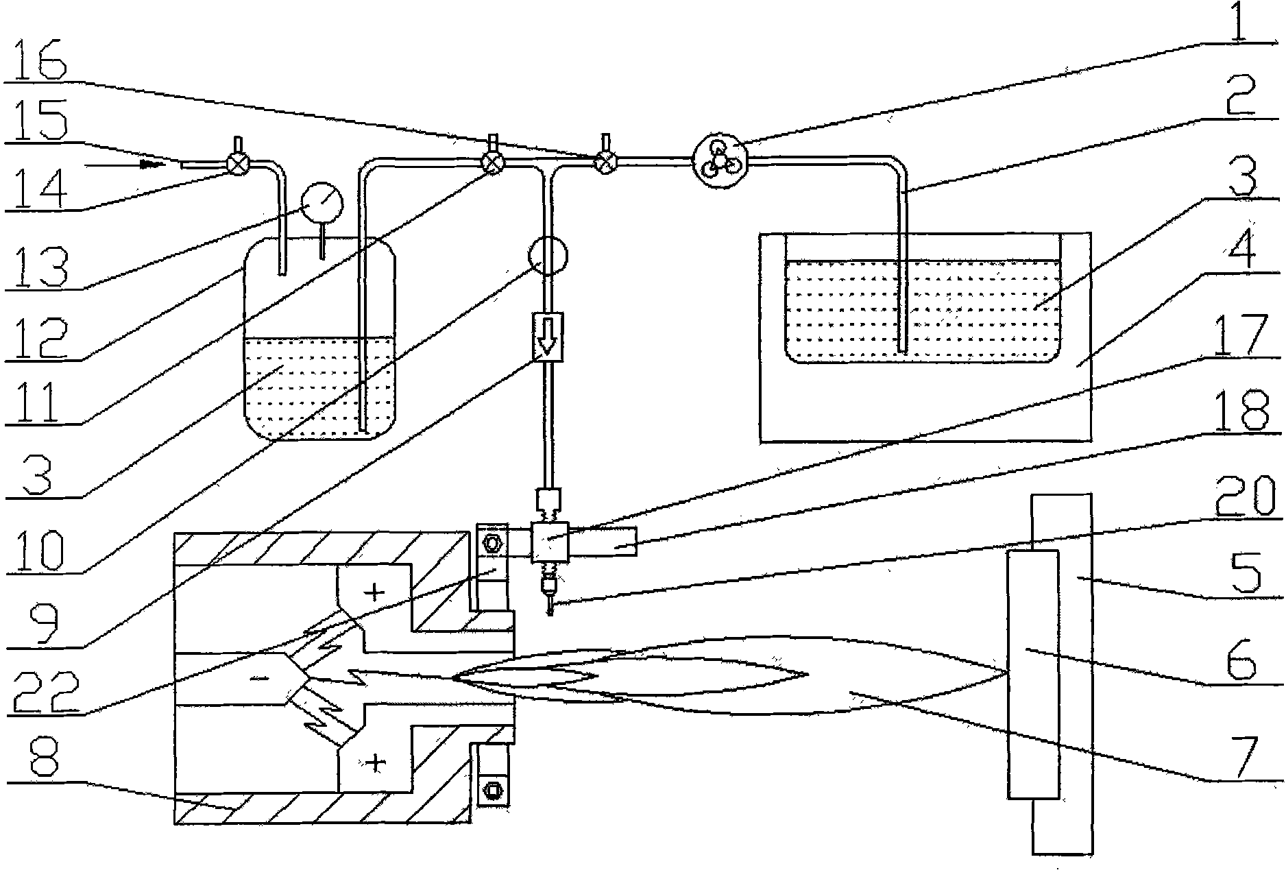 Method for suspending liquid plasma spraying preparation of hydroxyapatite bioactivity coatings