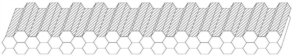 Carbon fiber composite honeycomb and preparation method and application thereof