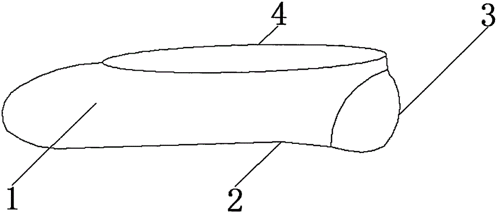 Thermal bonding plastic-pressed invisible socks