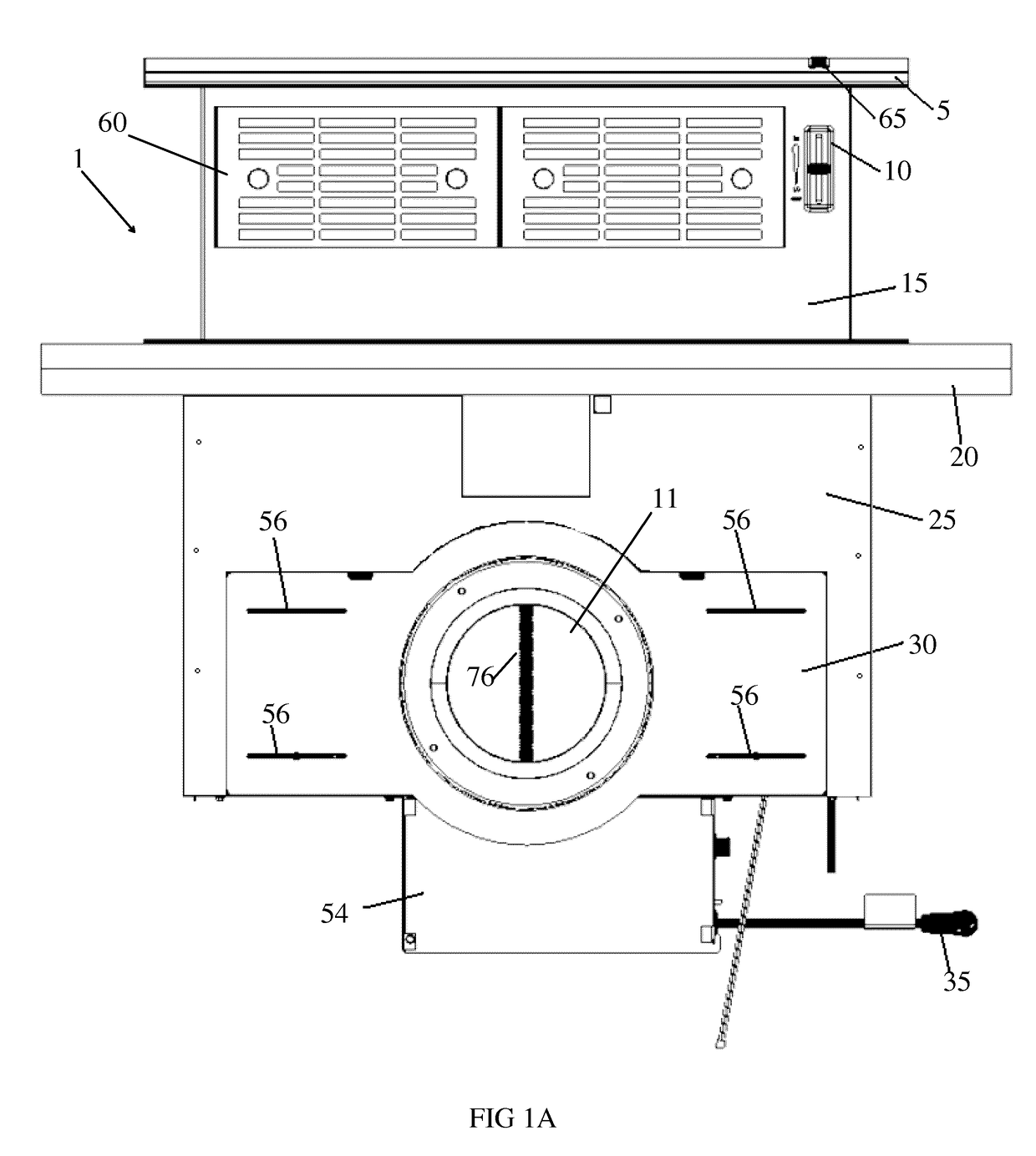 Downdraft that is telescoping