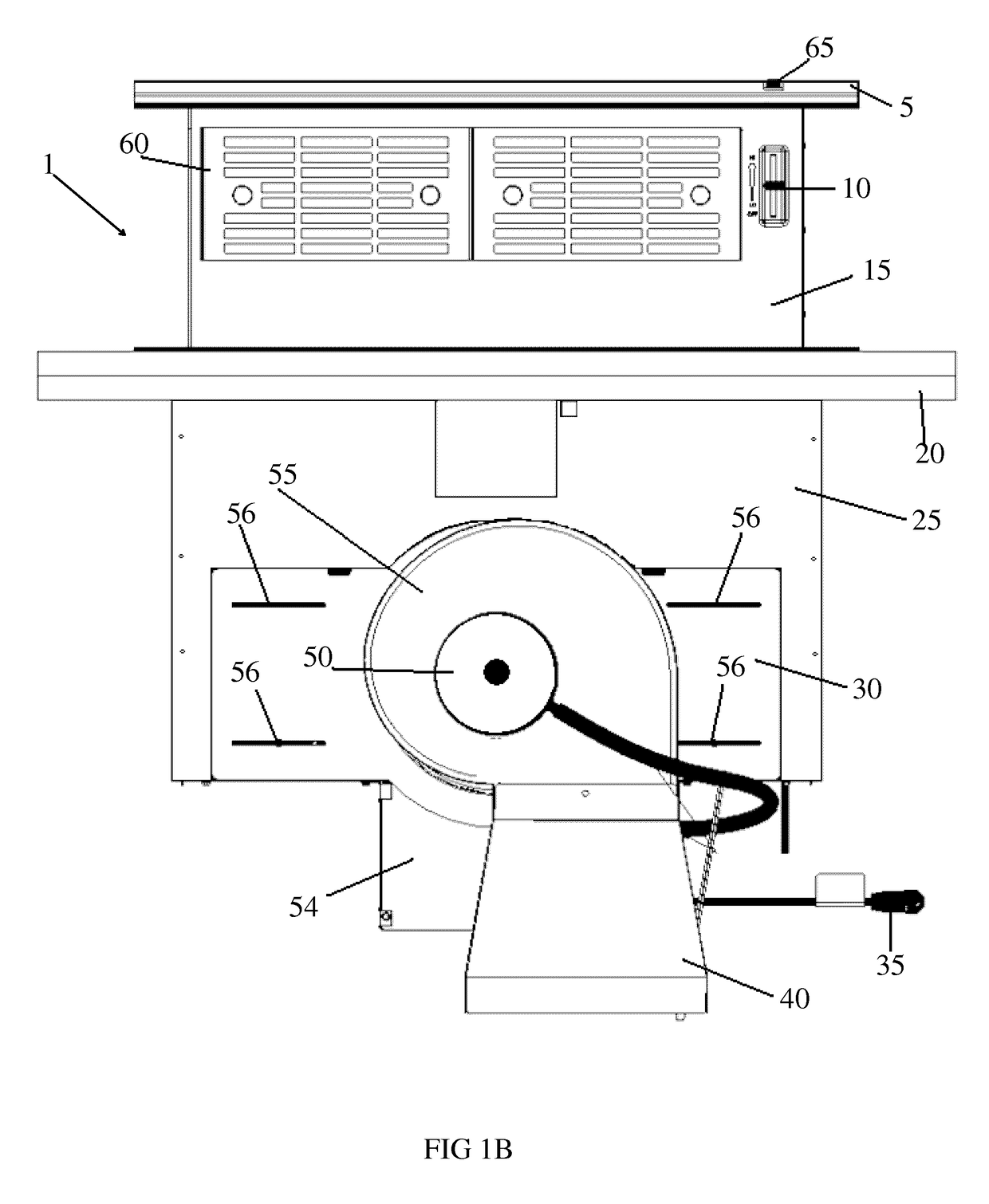 Downdraft that is telescoping