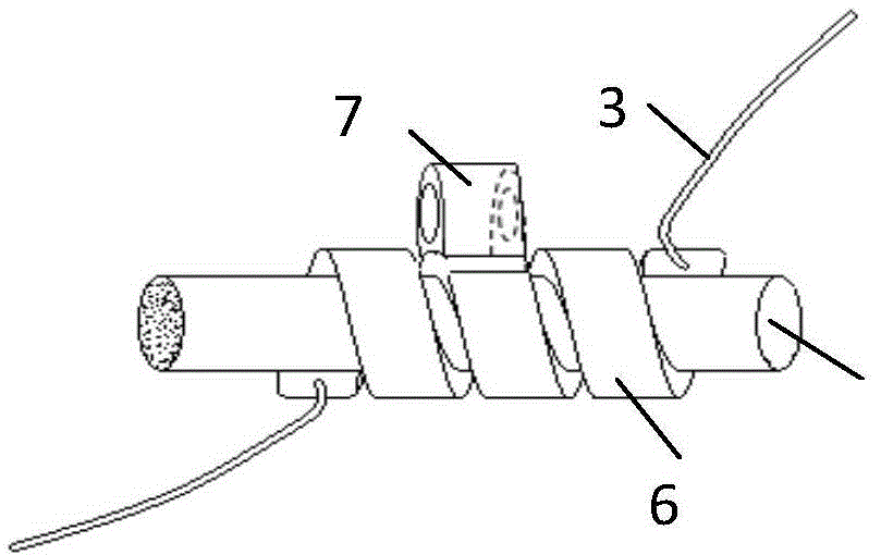 Implanted spiral electrode and manufacturing method thereof