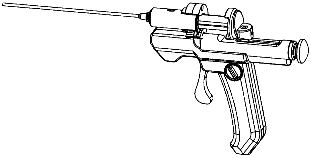 Bone cement electric propulsion gun