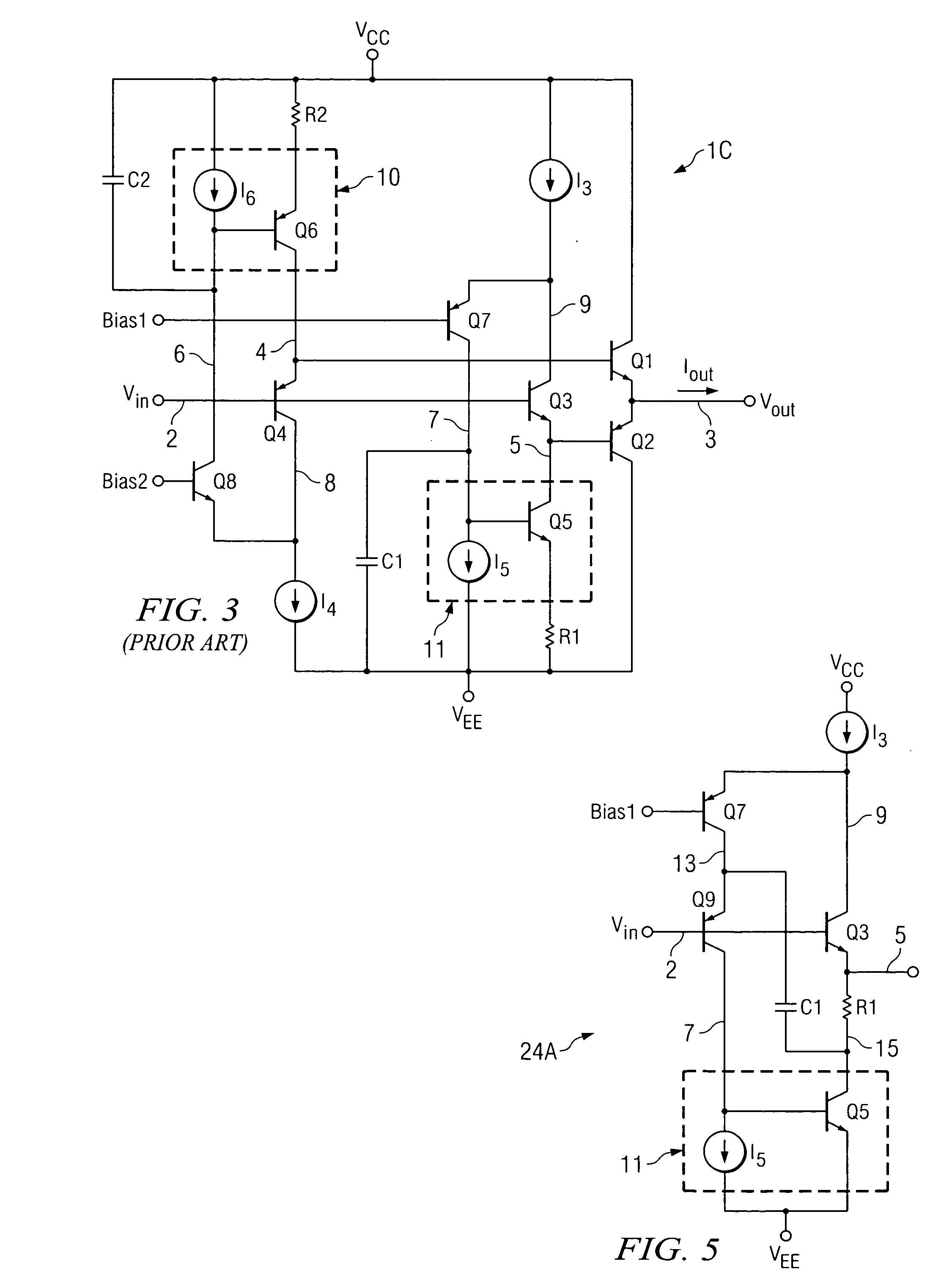 High speed, high current gain voltage buffer and method