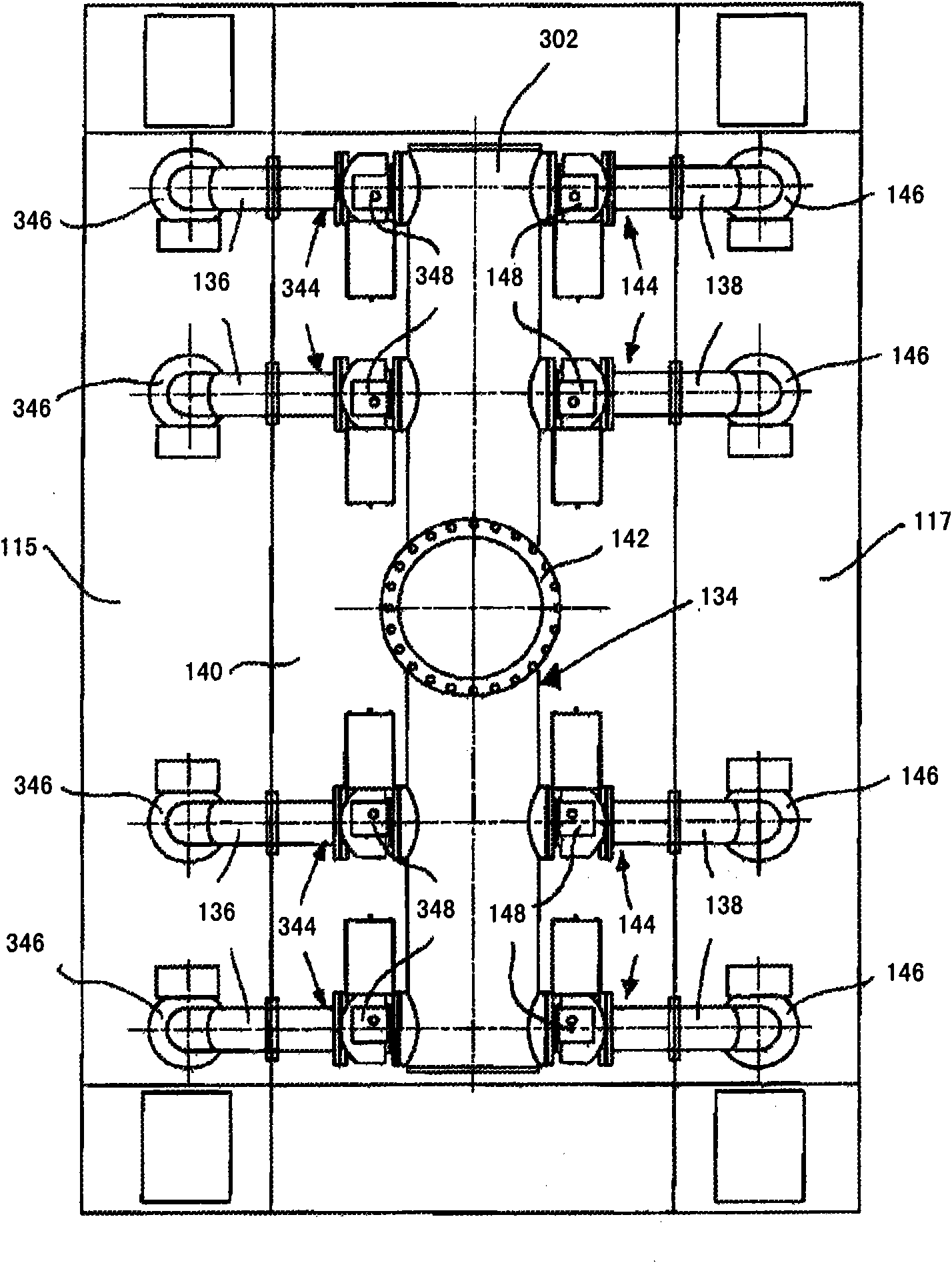 Apparatus for washing and dewatering pulp