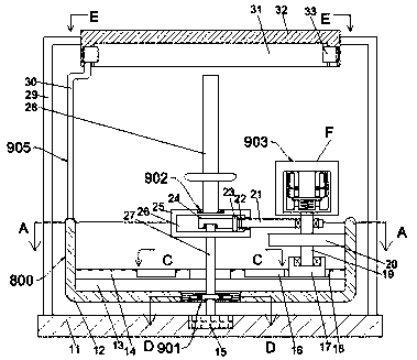 Multi-station rotary table type luggage packaging equipment