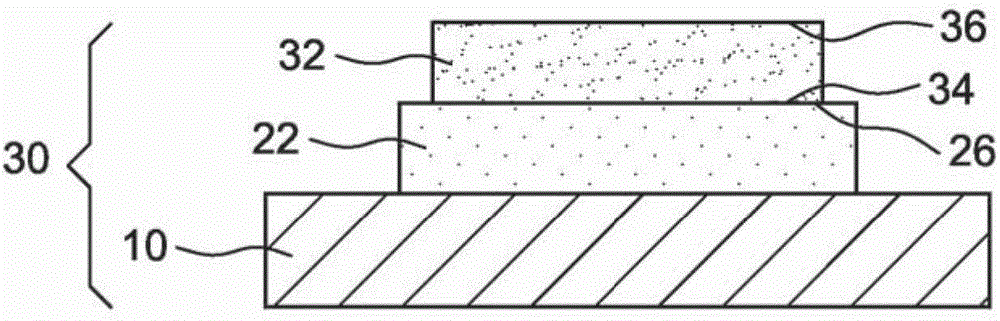 Spin injector device comprising a protection layer at the centre thereof