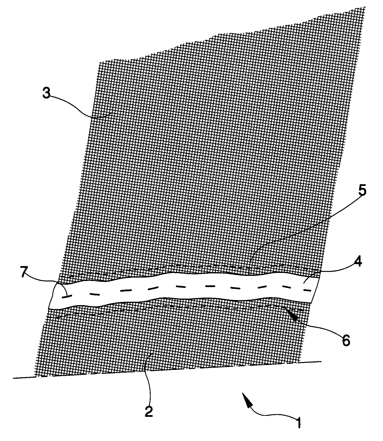 Surgical dressing with identification counterfoil