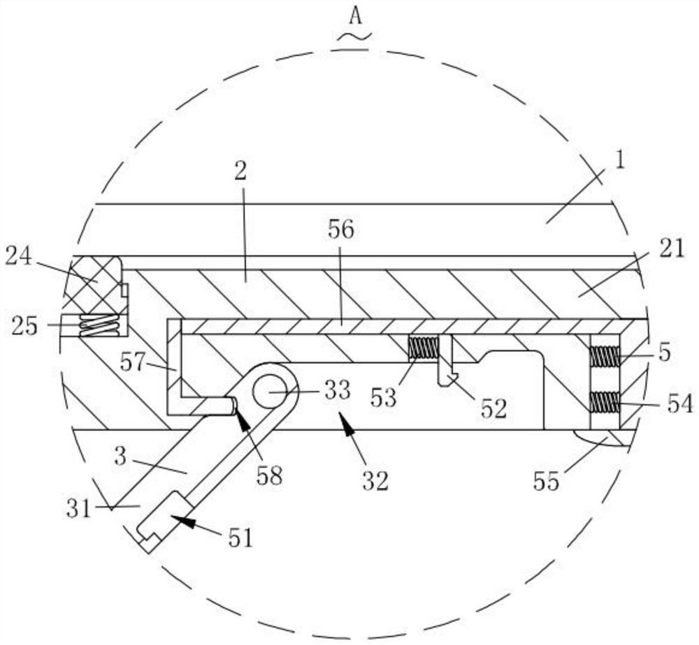 Passive liquid crystal display screen with built-in touch function