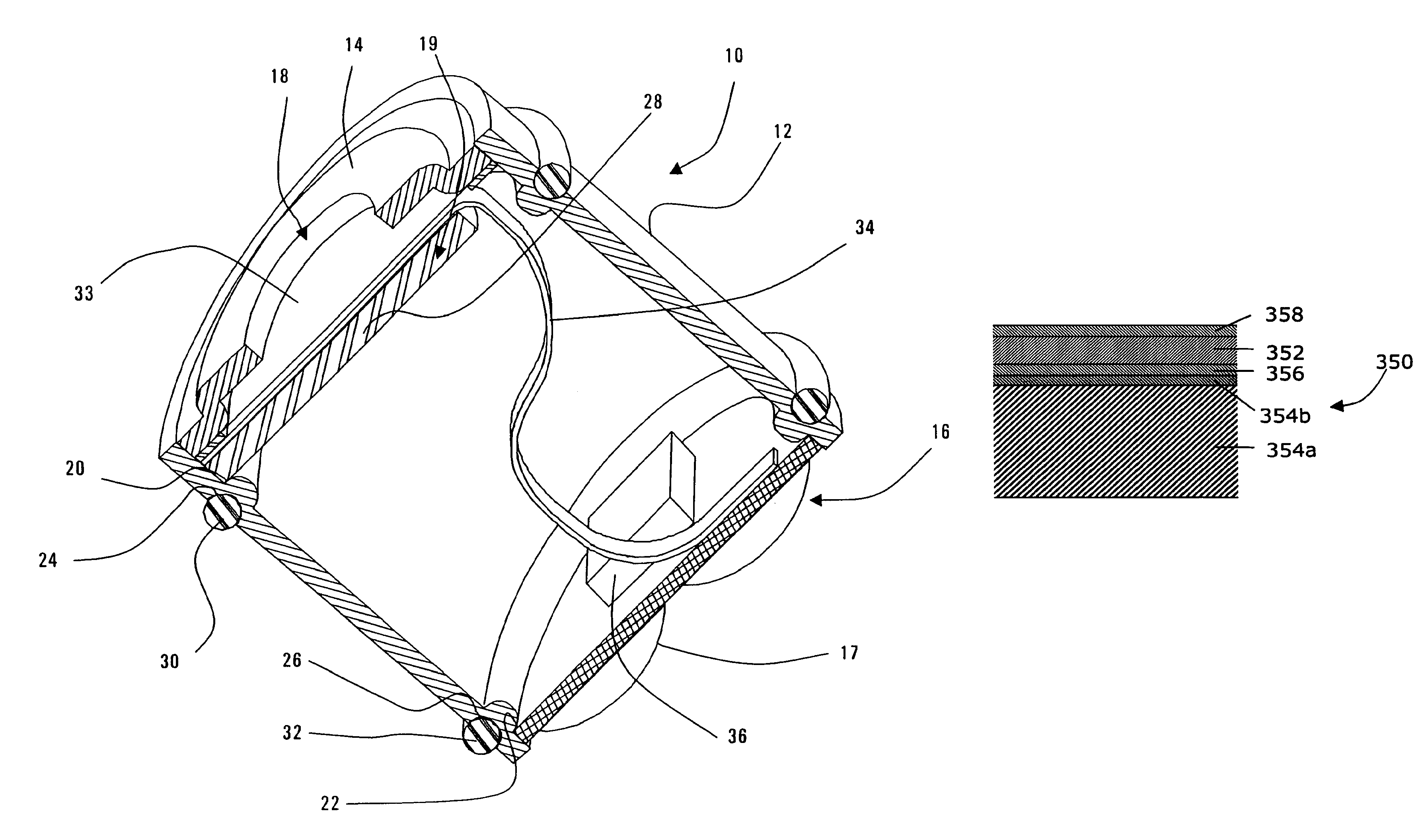 Electret assembly for a microphone having a backplate with improved charge stability