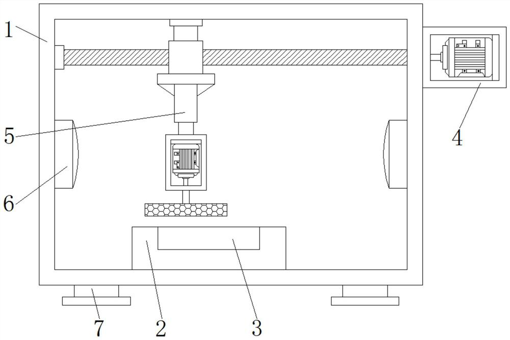 Automobile suspension structure machining mold convenient to polish