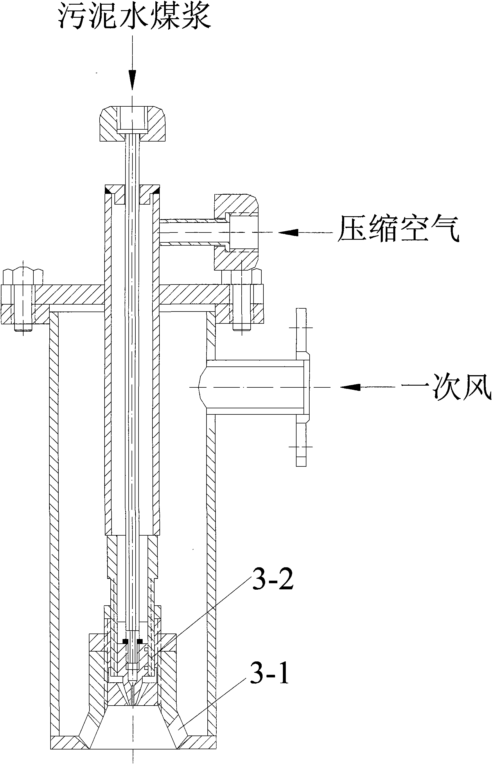 Incineration treatment method of municipal sludge and device thereof