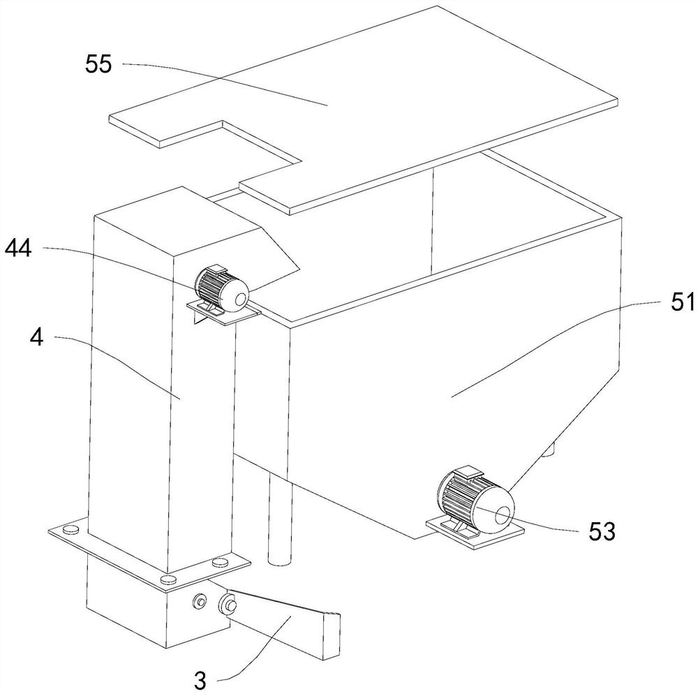 Concrete recovery device for building energy conservation and environmental protection