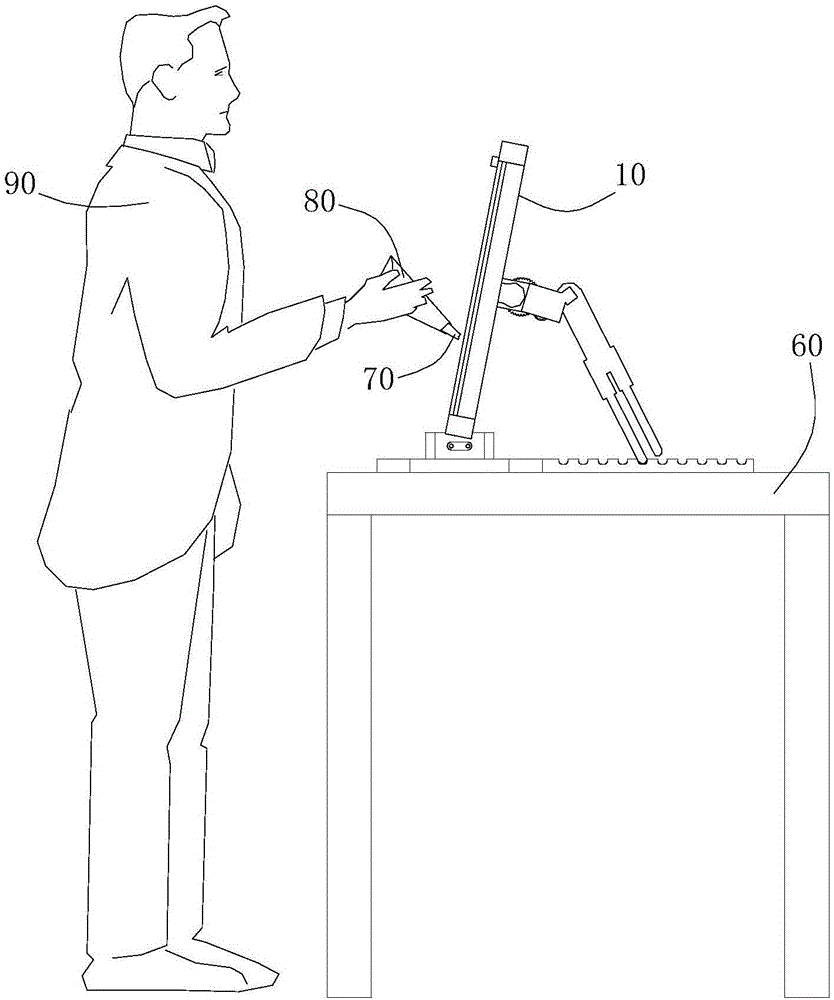 Pattern mounting practicing device