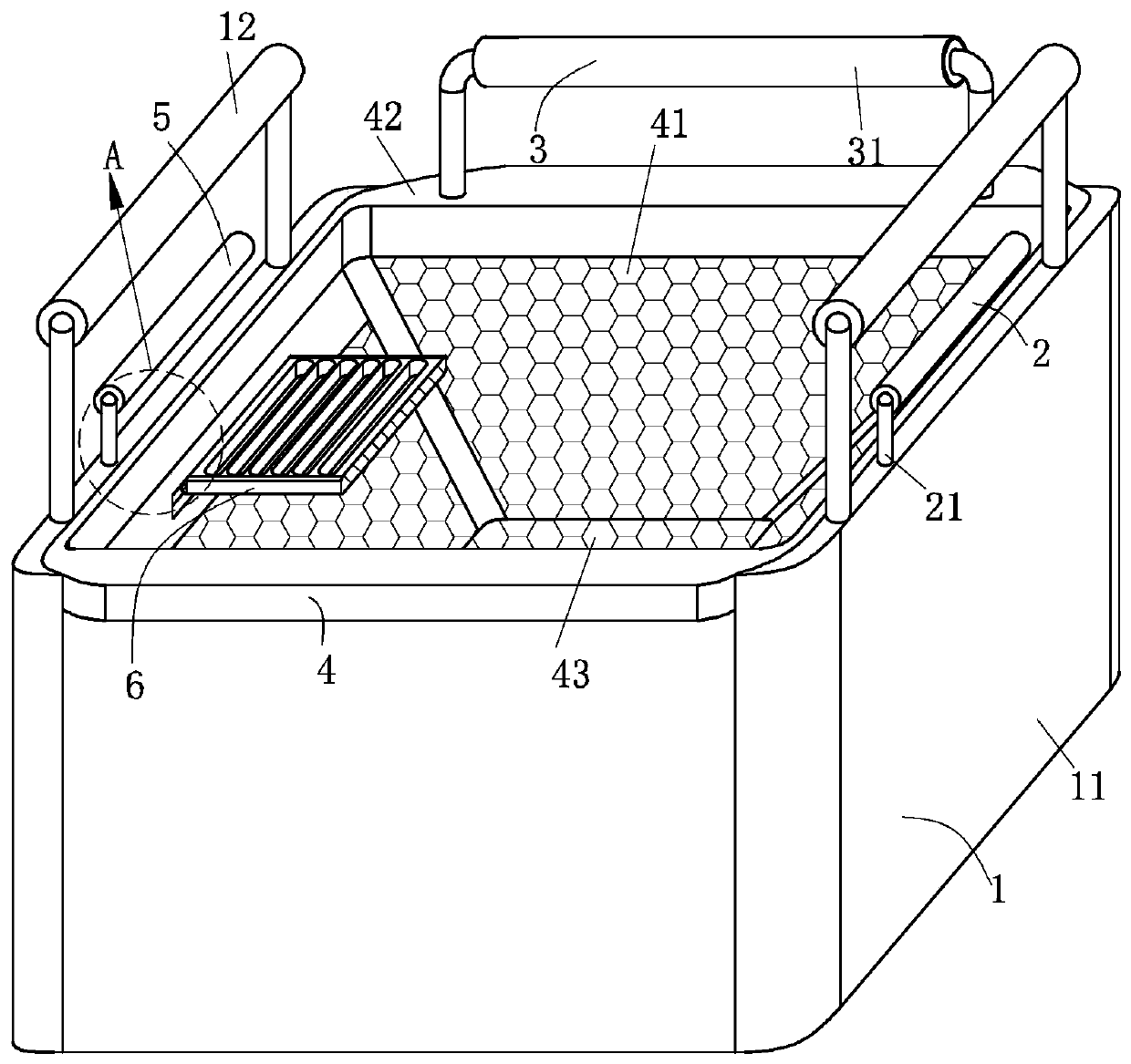 Automatic environment-friendly wastewater treatment system