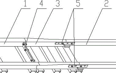 Brake device supporting rail-compatible running of trapped rail car