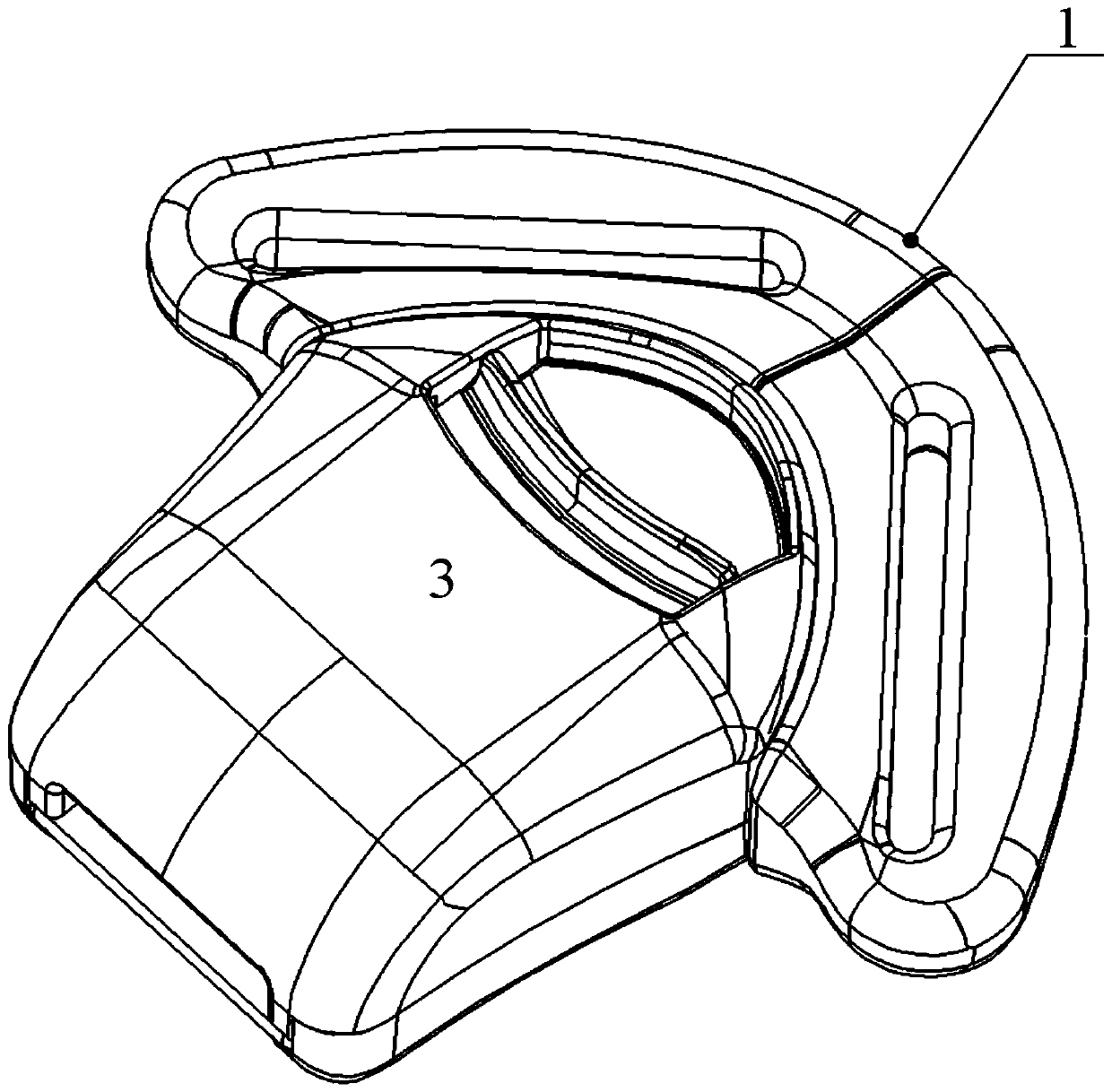 Pull buckle for child seat