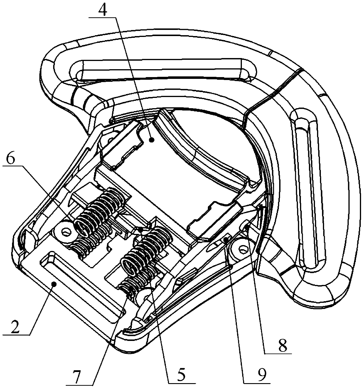 Pull buckle for child seat