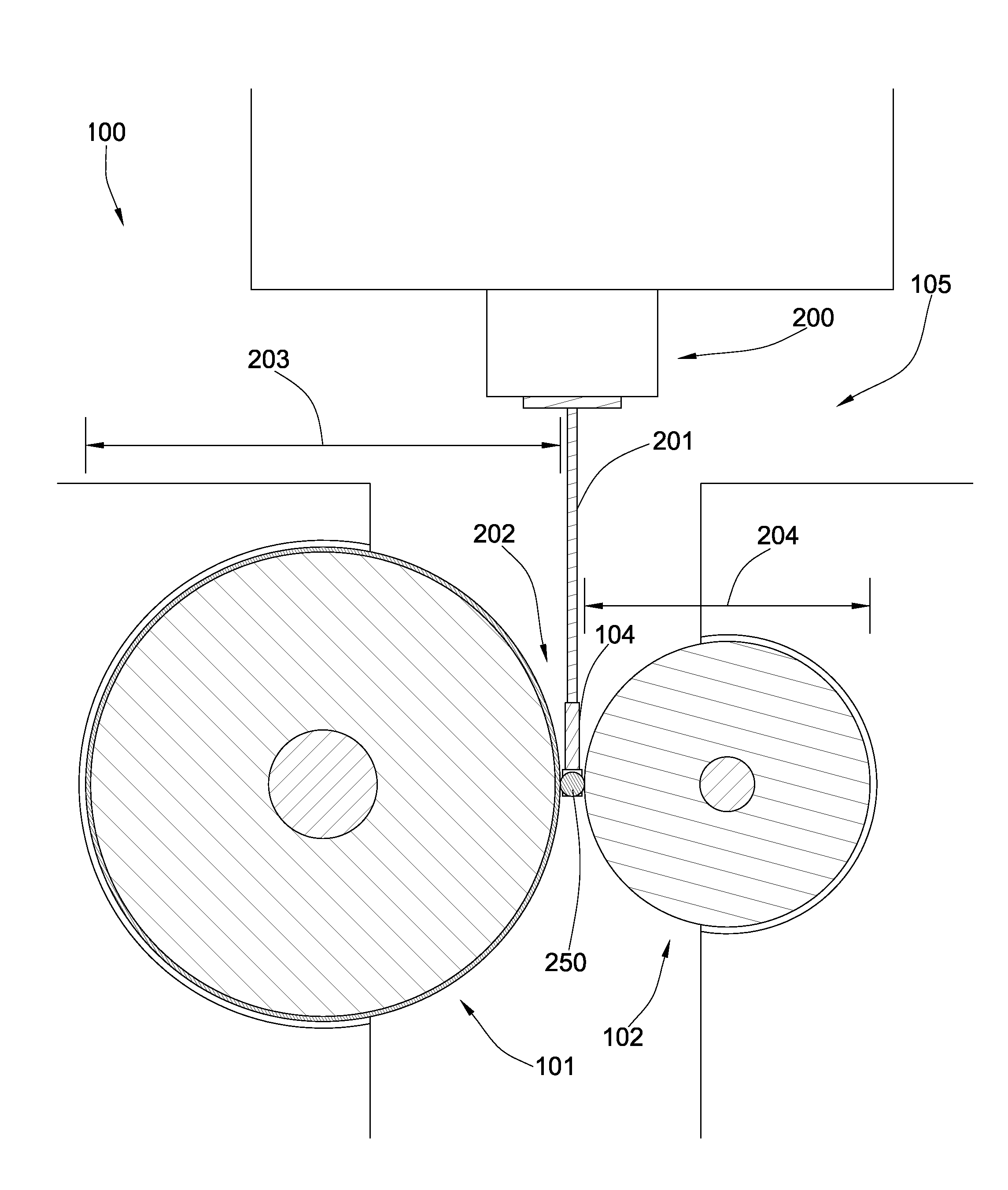 O.D. centerless grinding machine