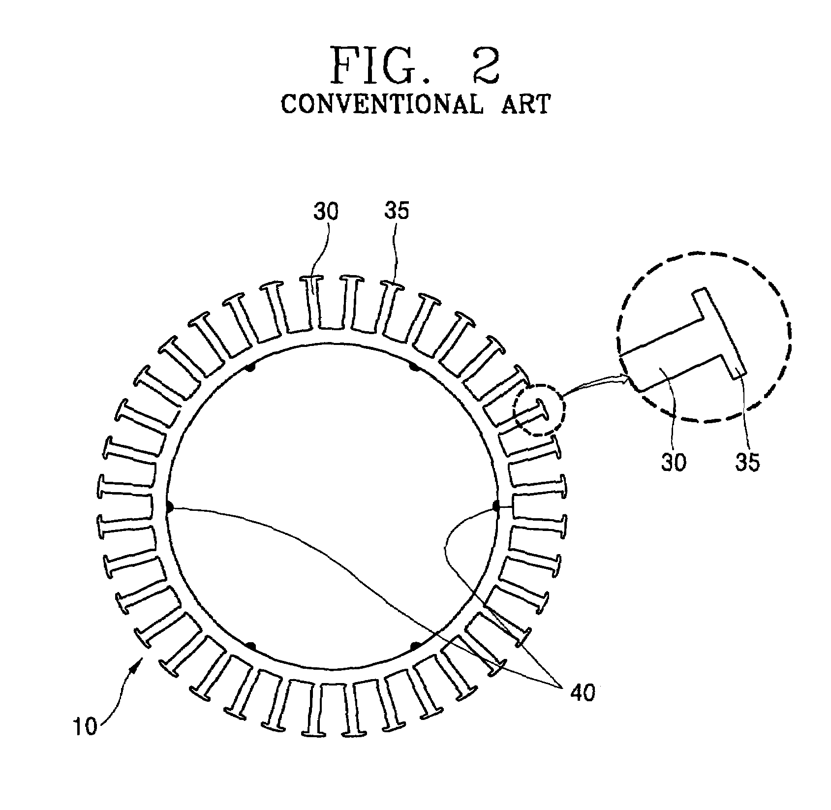 Laminated body of motor and manufacturing method thereof