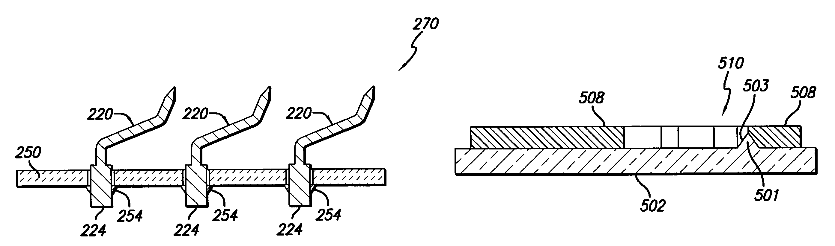 Method of making microelectronic spring contact array