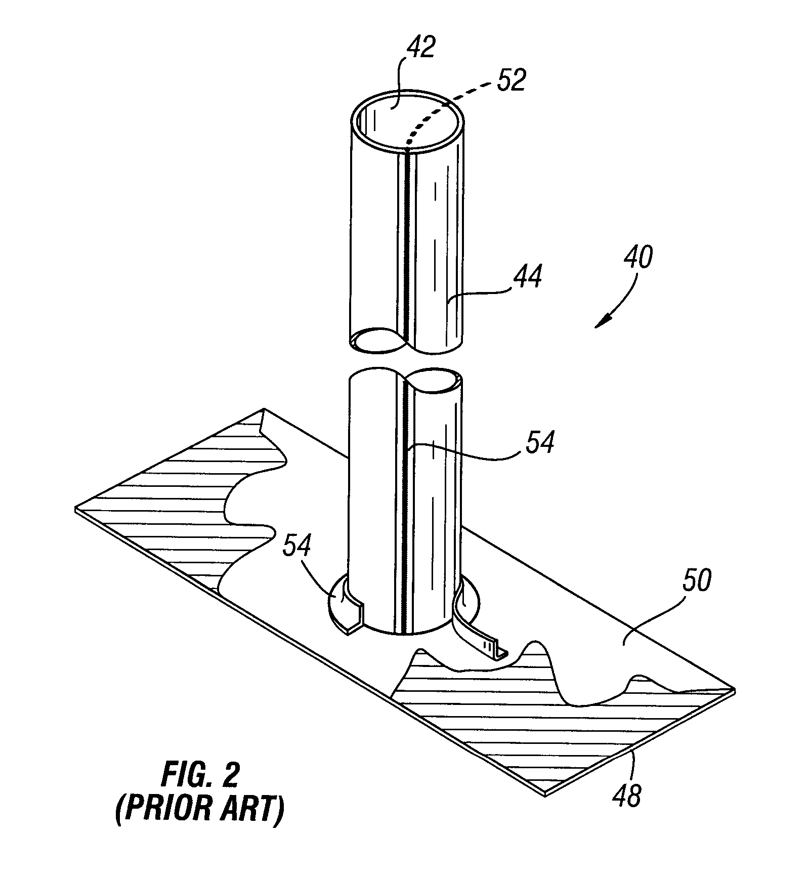 Method and device for lining pipe