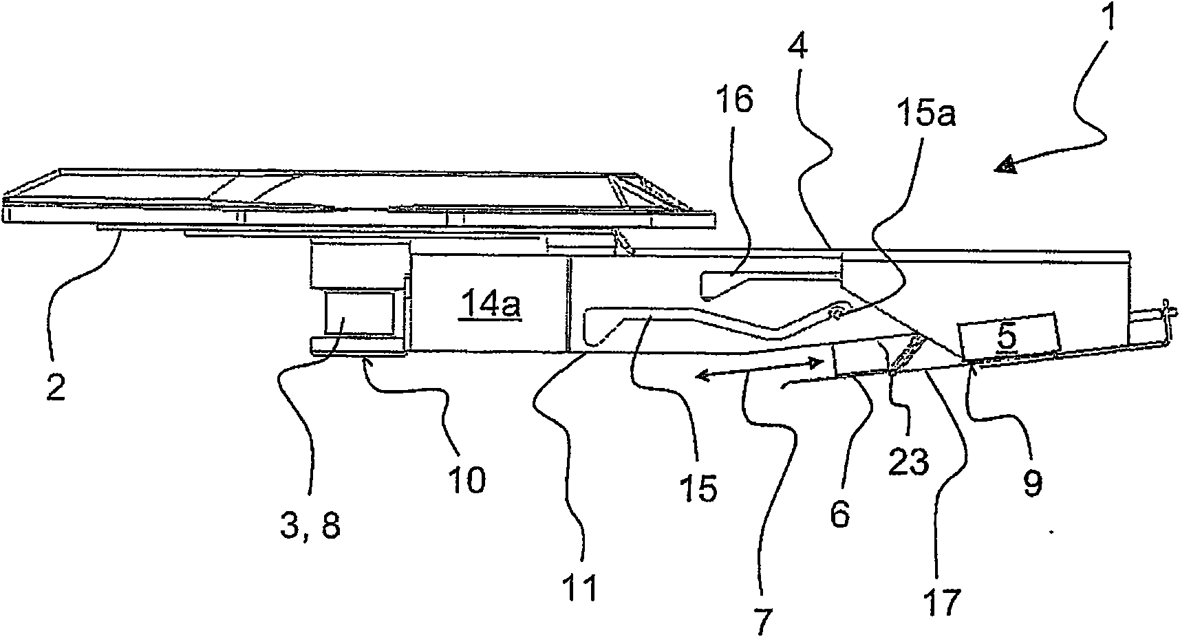 Connector bracket for a trailer vehicle of a tractor trailer