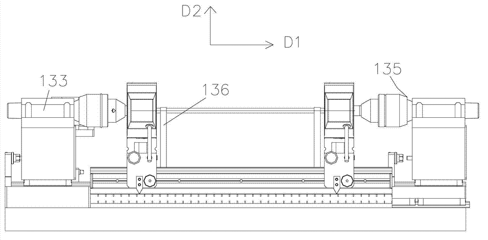 Detection device and method for detecting outer diameter, runout value and roundness of circular shaft