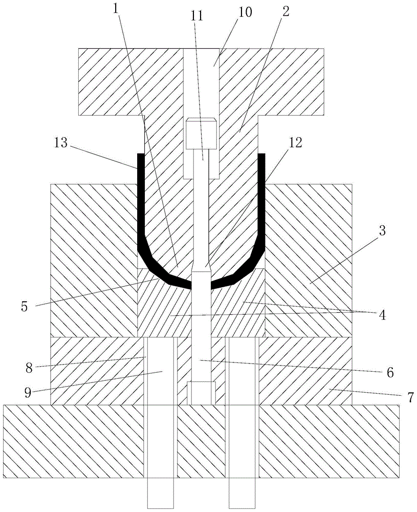 Arc-shaped plate bending device