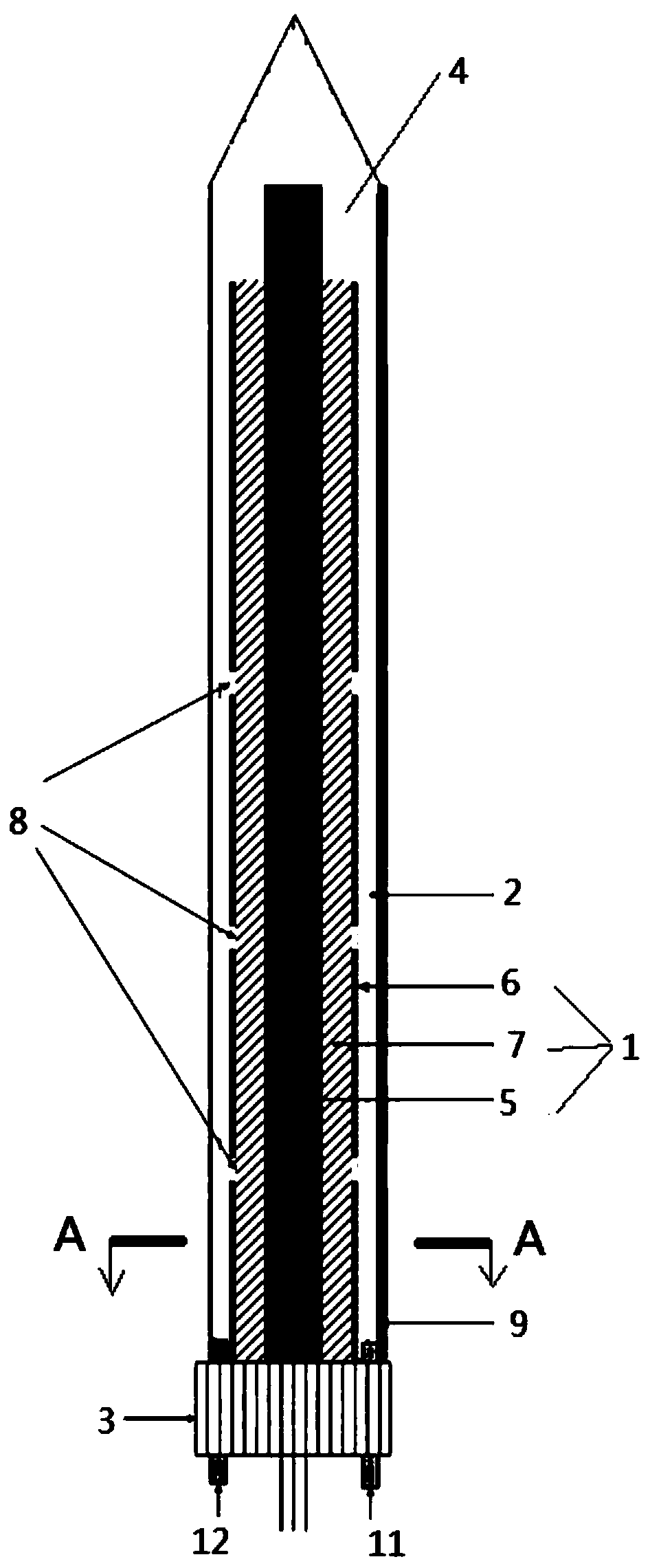 Unilateral heated multi-slit hemostatic needle