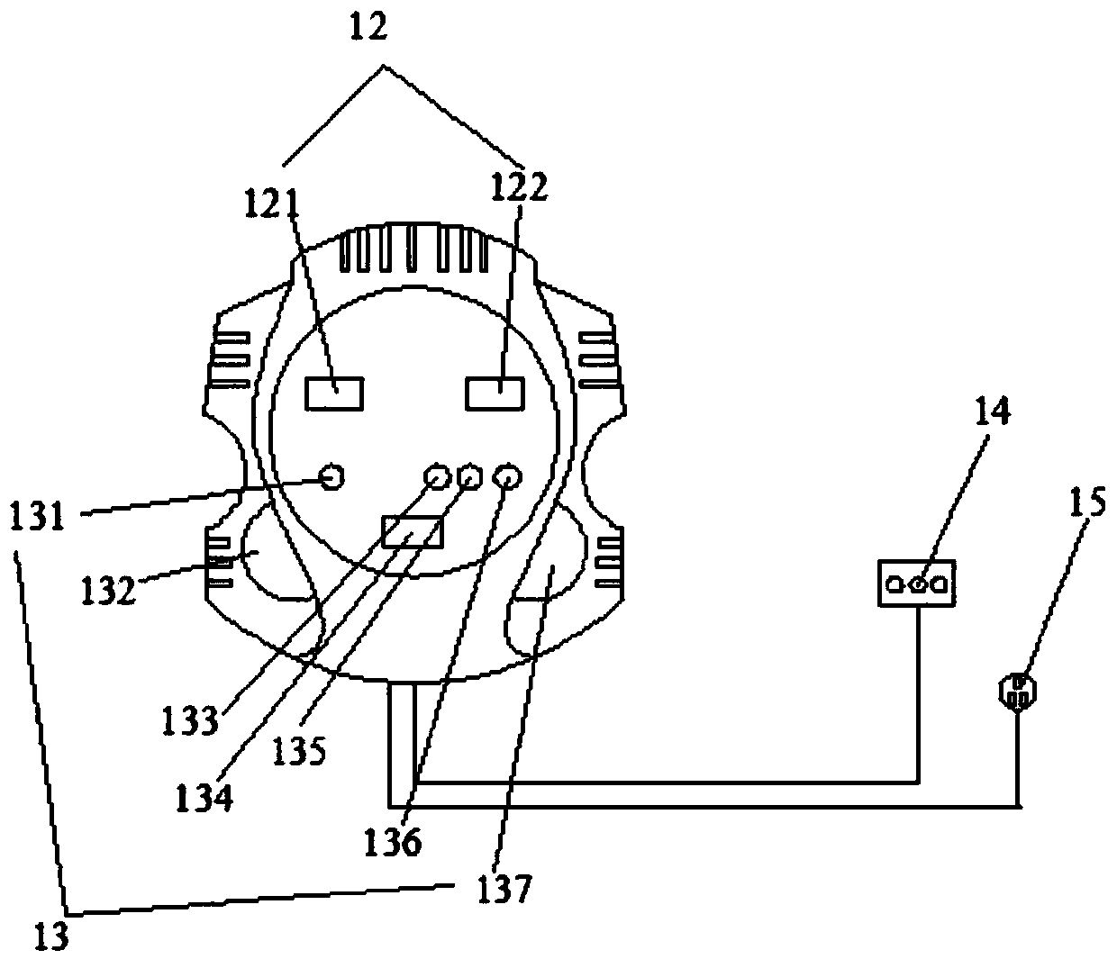 Ultra-long-wave temperature-controlled health-care cushion for dredging meridians, collaterals and blood vessels