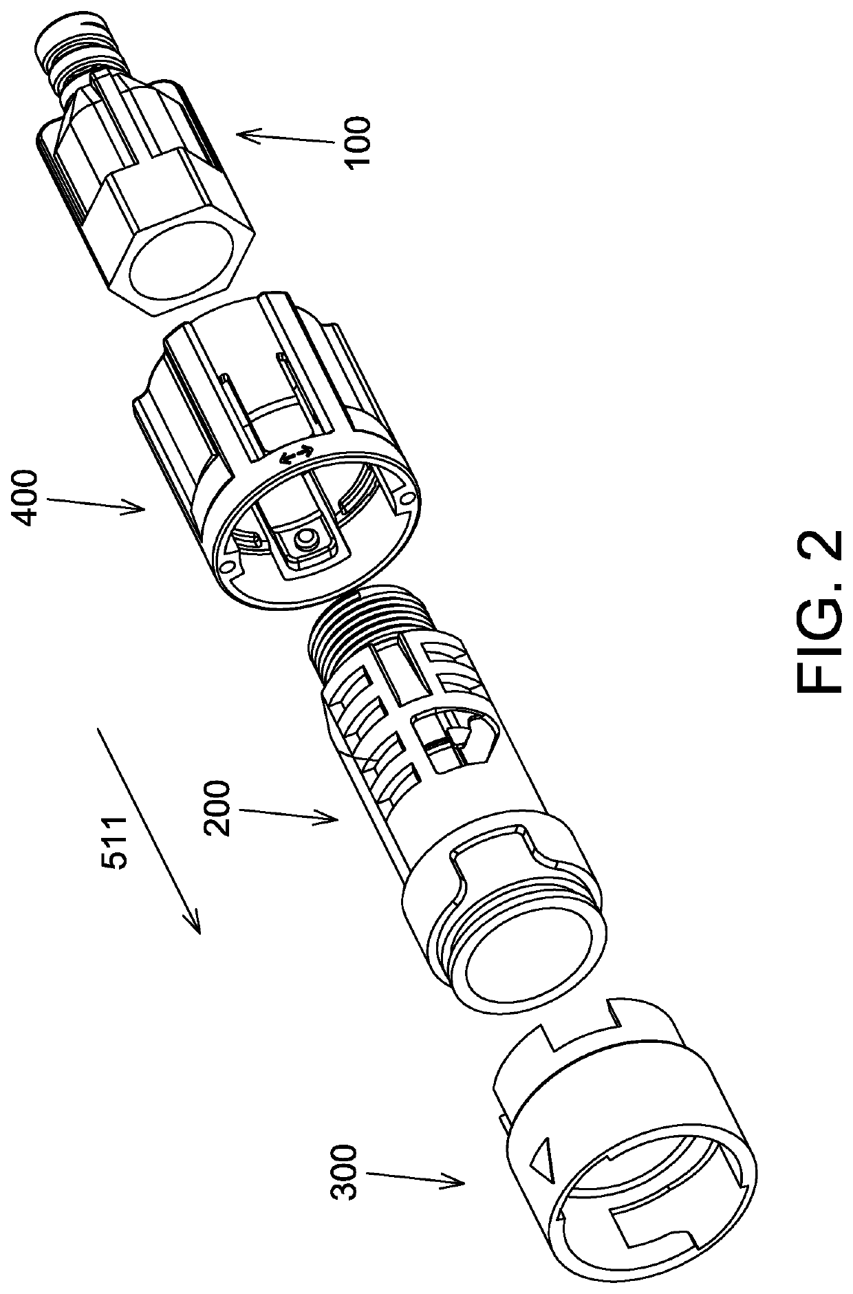 Connector shroud