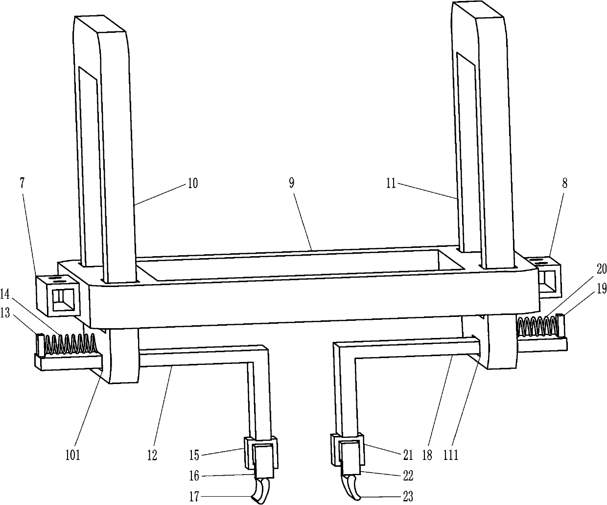 Easy-to-disassemble-and-assemble eyelid retractor for ophthalmology