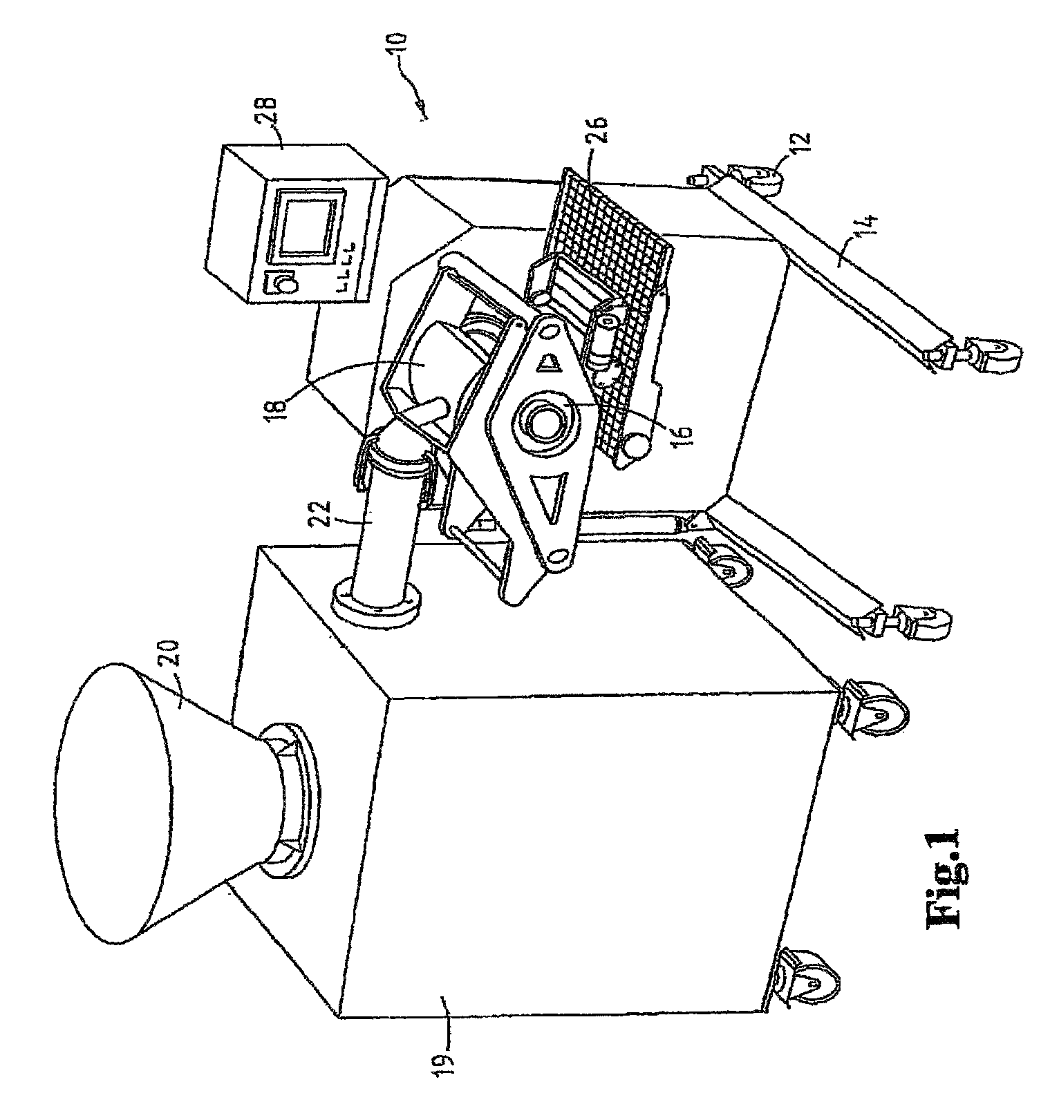 Mass-distributing device and moulding device comprising a mass distributing device of this type
