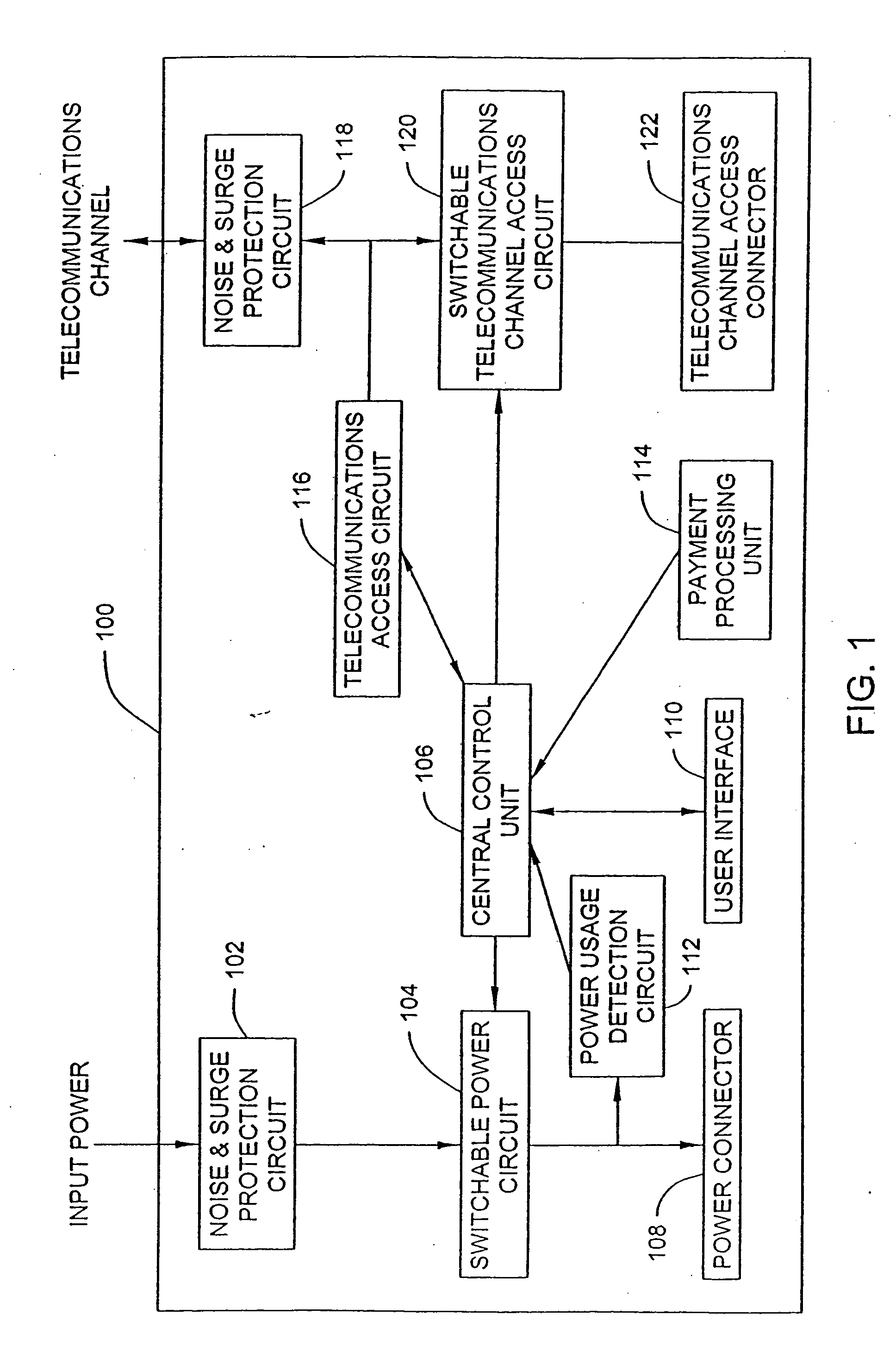 Power and telecommunications access vending machine