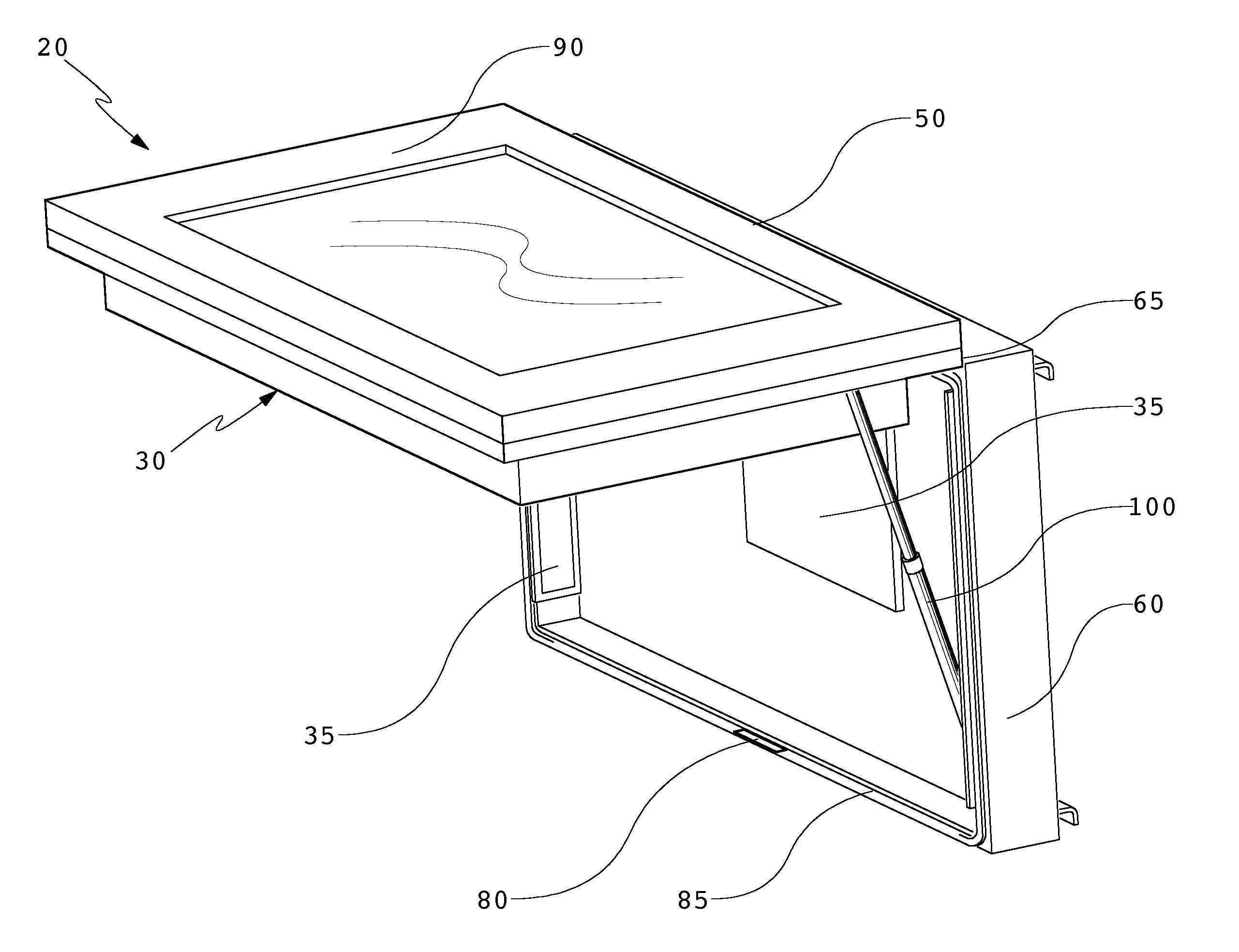 Field serviceable electronic display