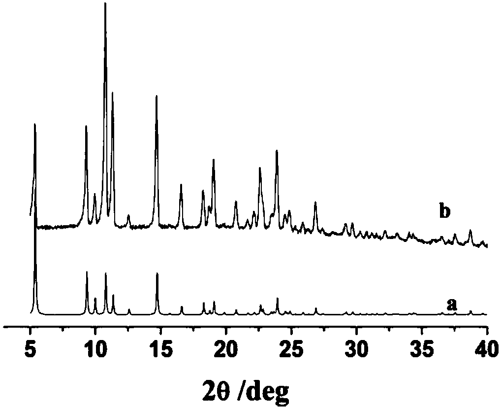 Application of a cotpyp metalloporphyrin coordination polymer material