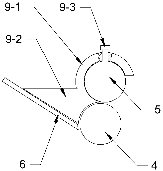 Film coating equipment used in plaster production, and application method thereof