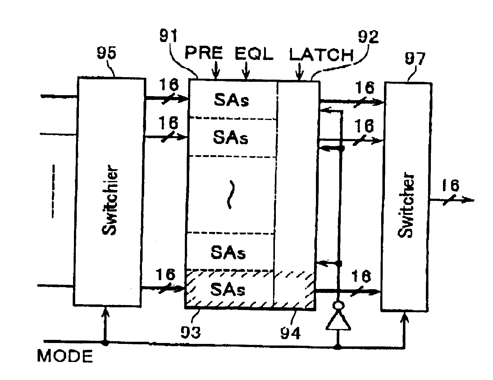 Nonvolatile semiconductor memory device with first and second read modes