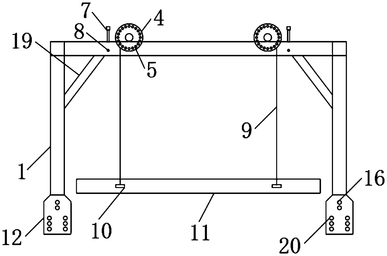 Pressure sore prevention electric carrying frame