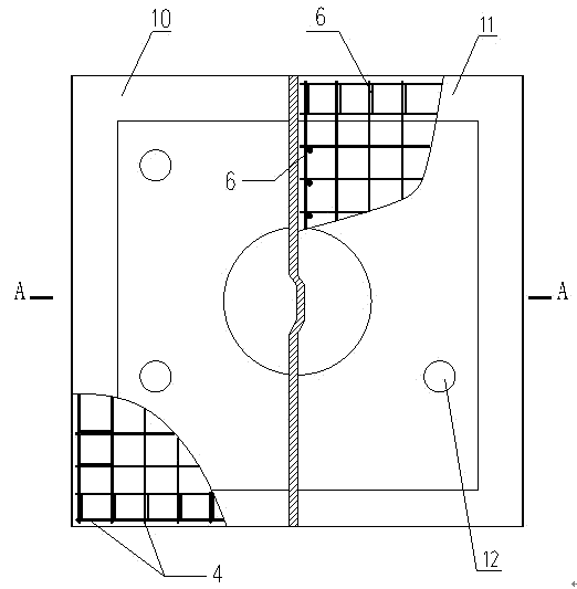 Quick tower split raft foundation