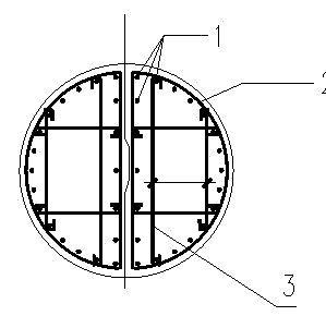 Quick tower split raft foundation