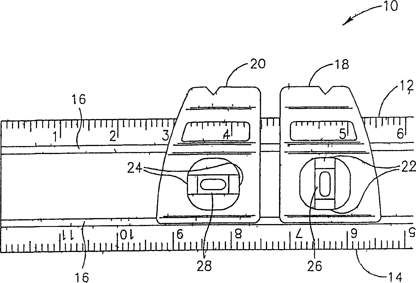 Measuring and leveling device and method of using same