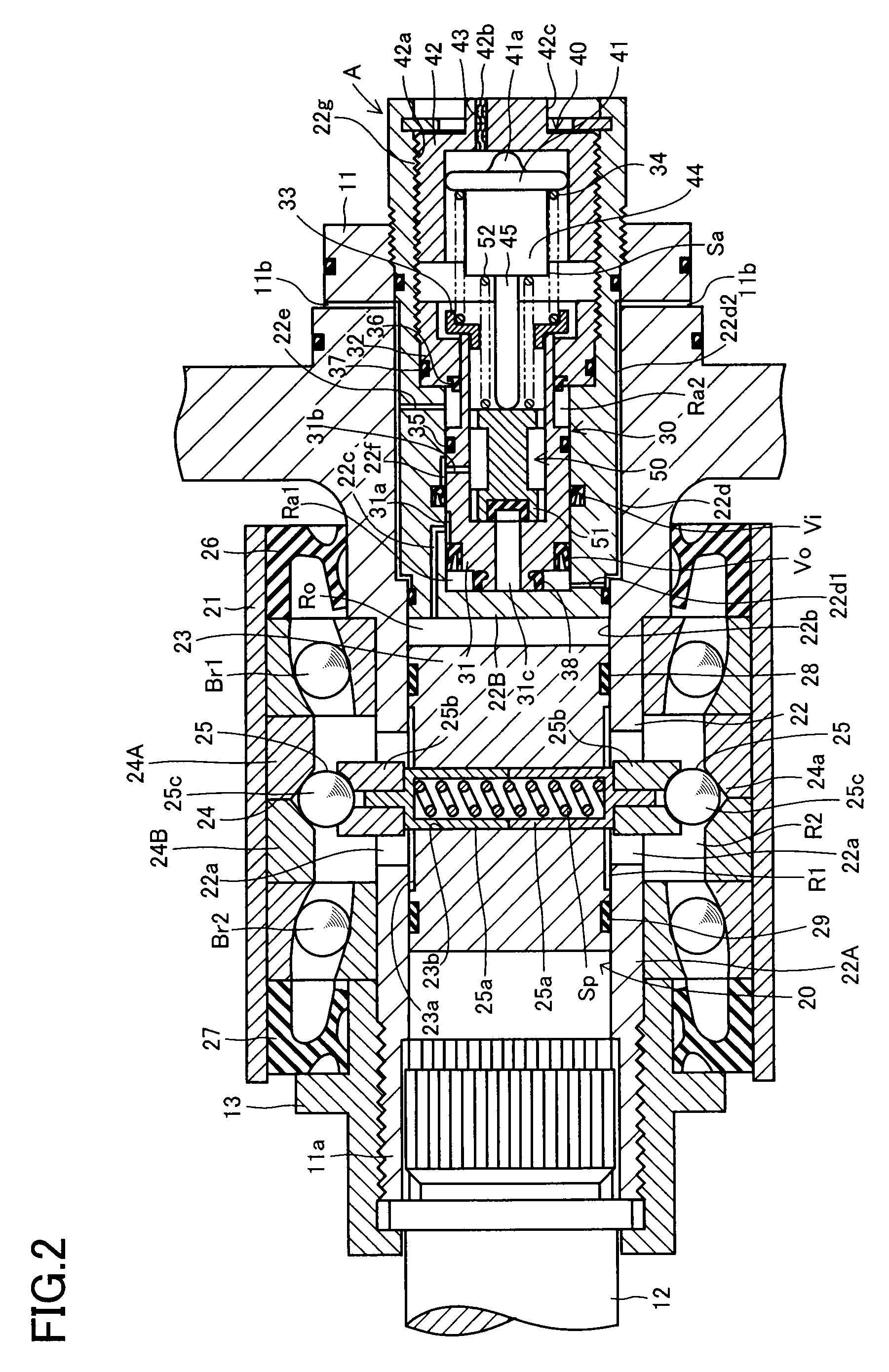 Device for generating tire air pressure
