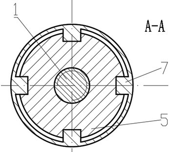 Double-nut spiral transmission device capable of realizing uniform loading