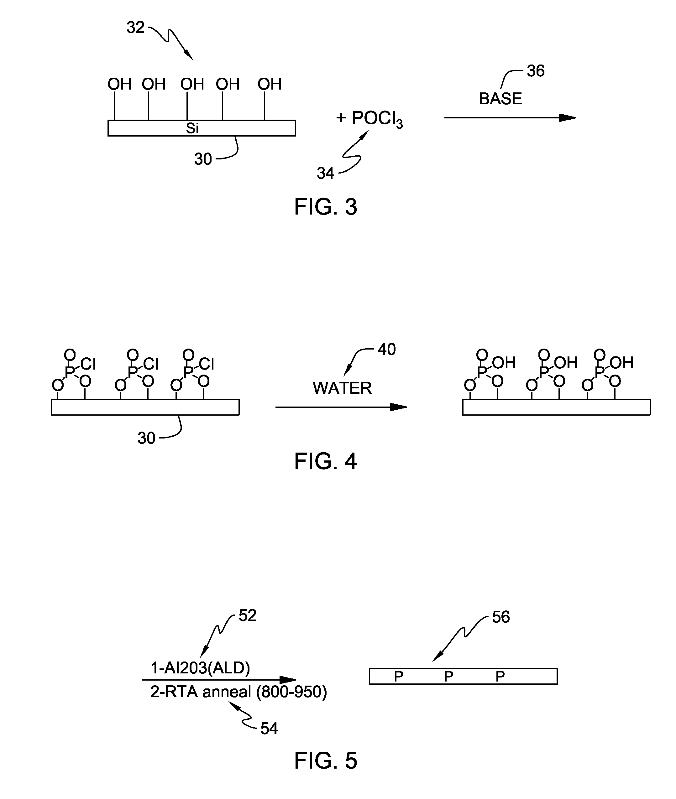 Doping of semiconductor substrate through carbonless phosphorous-containing layer