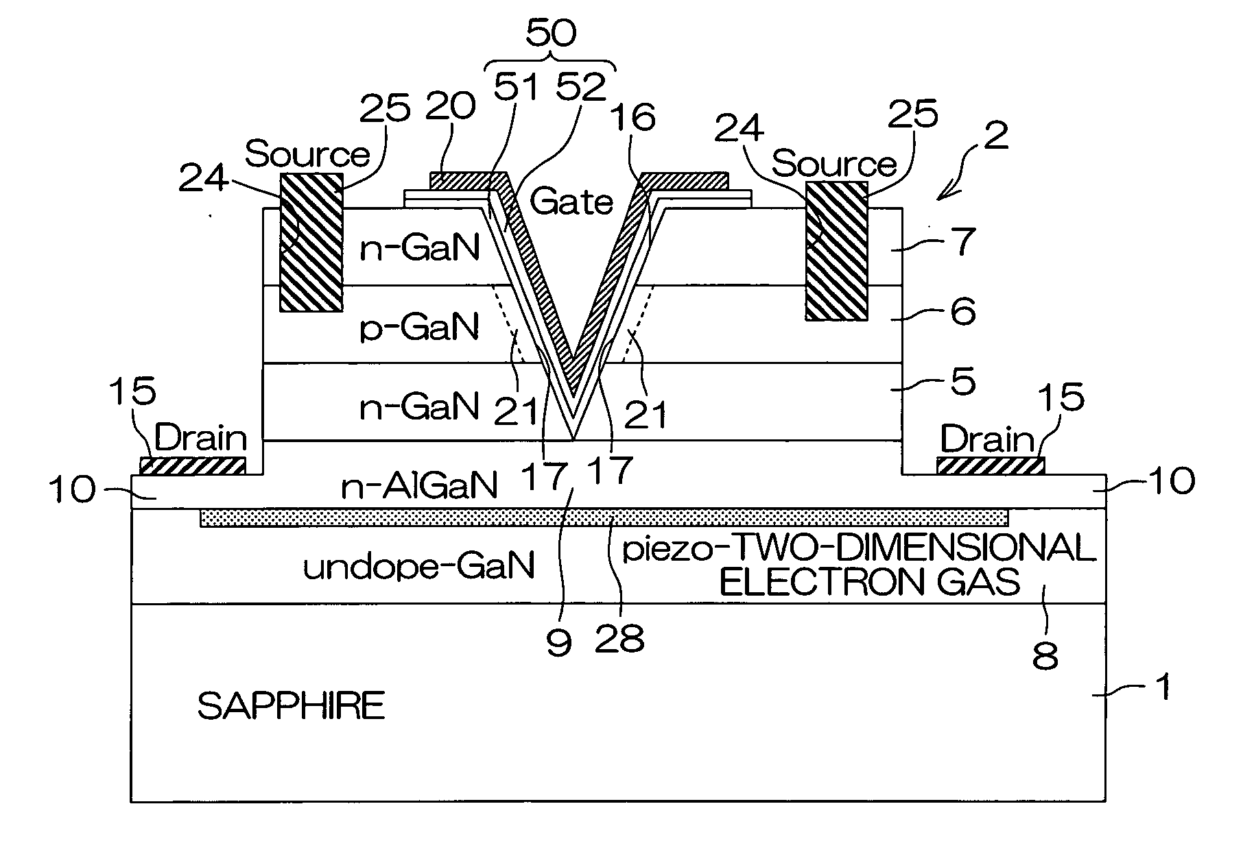 Mis field effect transistor and method for manufacturing the same