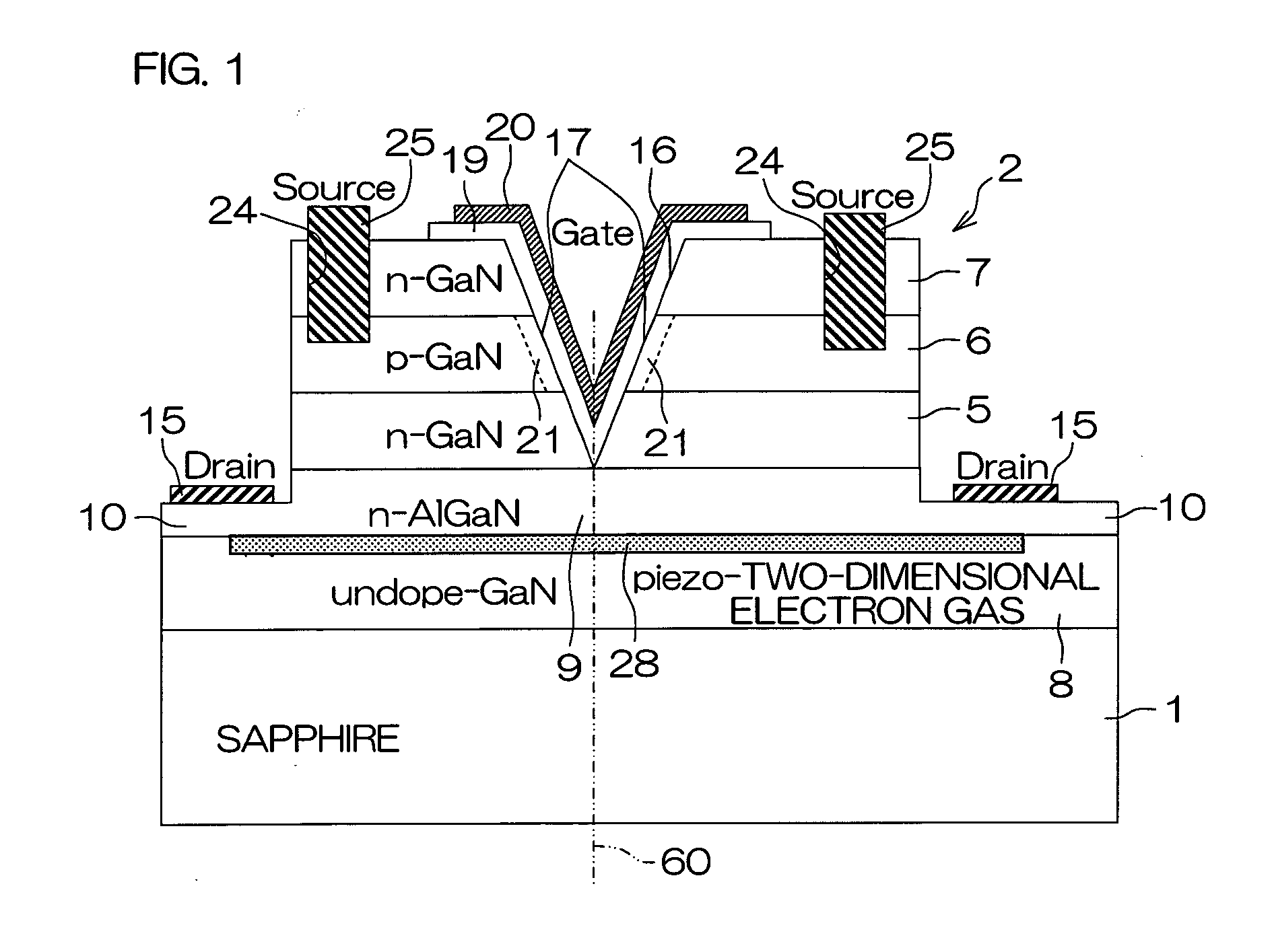 Mis field effect transistor and method for manufacturing the same