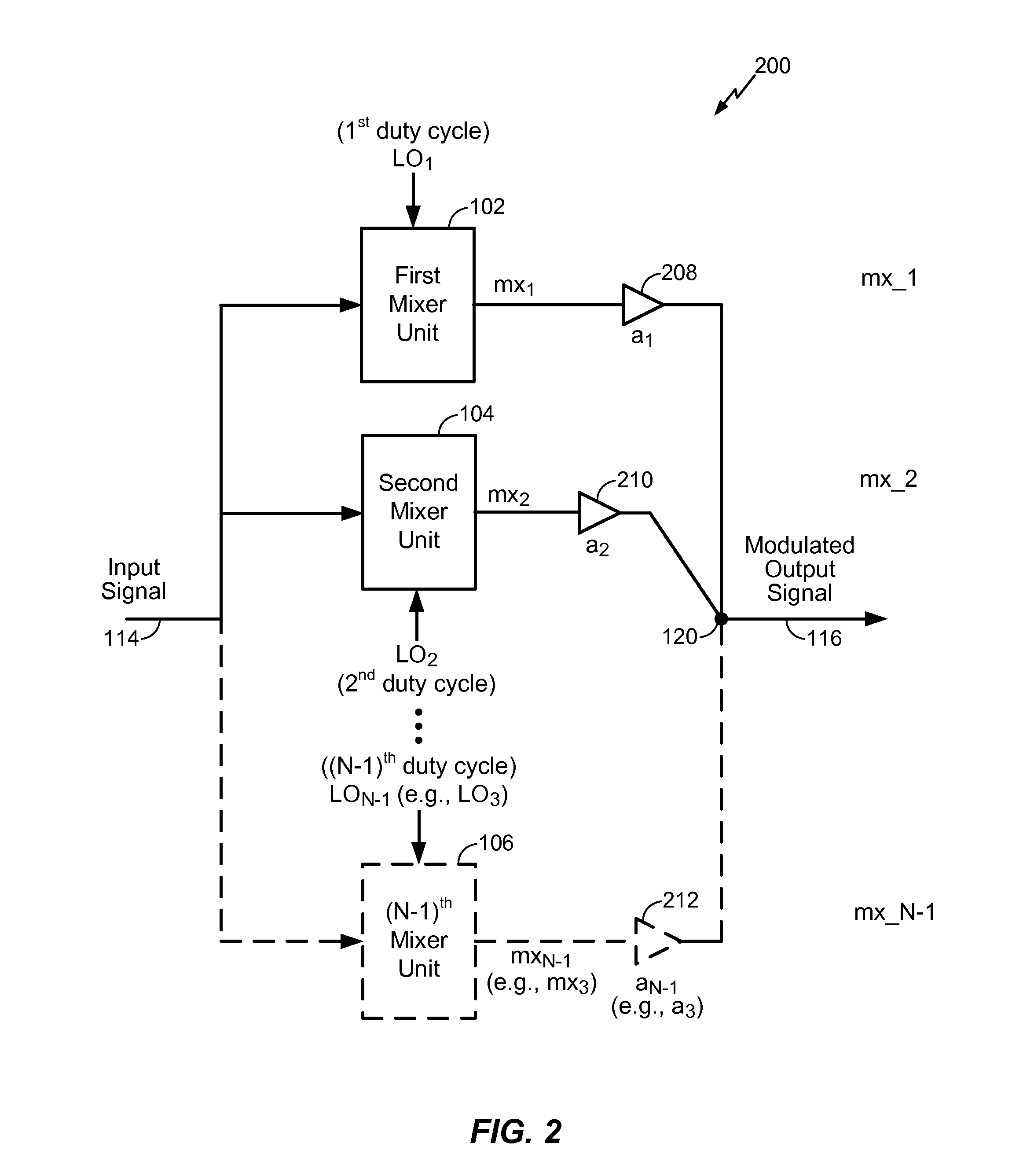 Signal component rejection